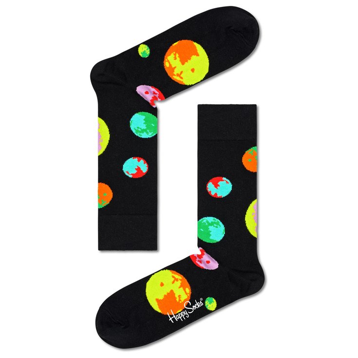 Happy Socks Chaussettes Moonshadow Noir Présentation