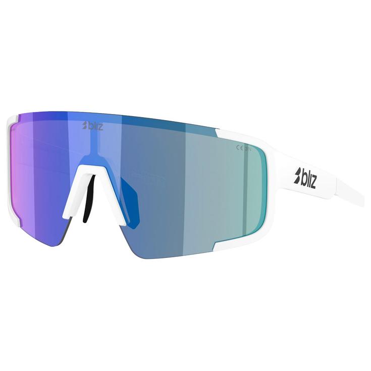 Bliz Lunettes de soleil P003 Matte White Smoke Blue Multi Présentation