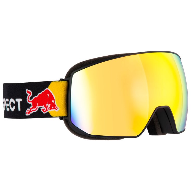 Red Bull Spect Masque de Ski Fink Matt Black Orange Red Mirror Présentation