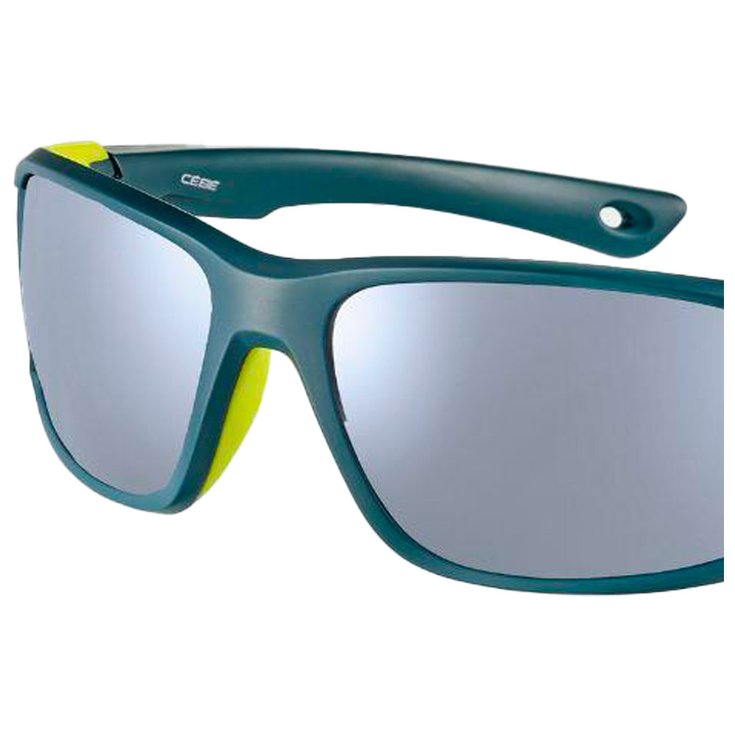 Cebe Lunettes de soleil Jorasses M Matt Grey Lime Peak Grey Silver Cat.4 Profil