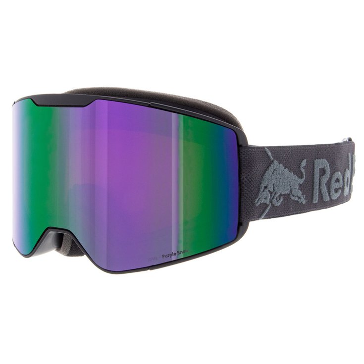 Red Bull Spect Masque de Ski Rail Matt Anthracite Purple Snow Présentation