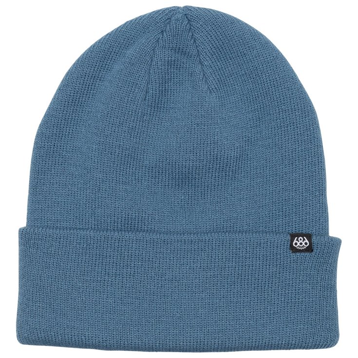 686 Bonnet Standard Roll Up Beanie Steel Blue Présentation
