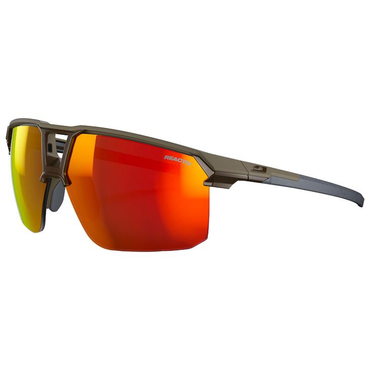 Julbo Lunettes de soleil Liry Mat Marron Reactiv 1-3 Light Amplifier Présentation