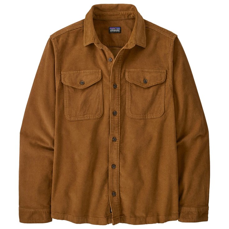 Patagonia Chemise Corduroy Shirt Coriander Brown Présentation