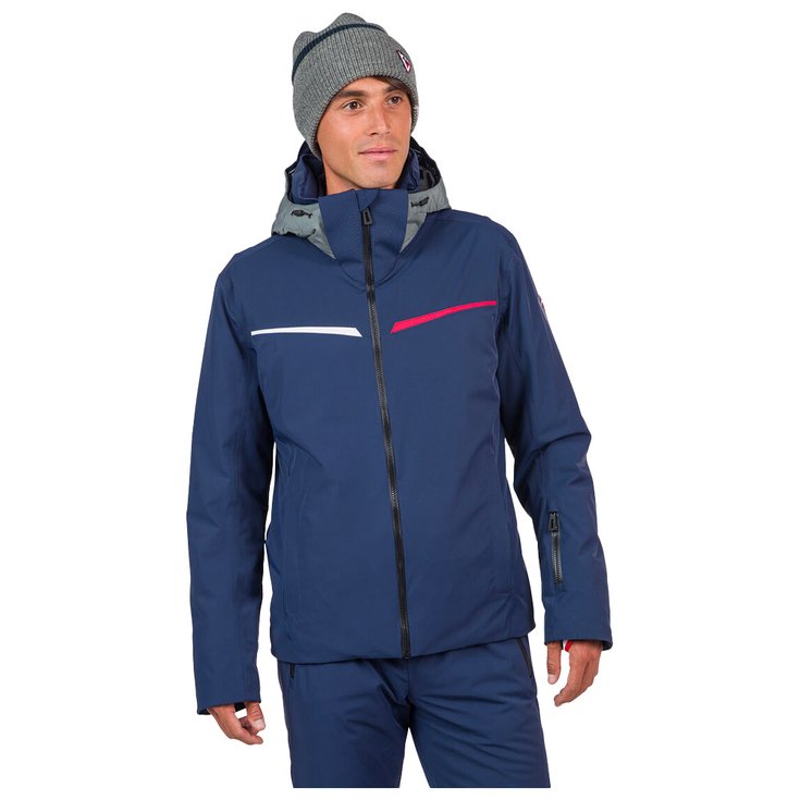 Rossignol Blouson Ski Strato Stretch Jkt Dark Navy Présentation