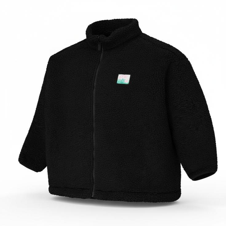 Picture Polaire Nyss Embro Zip Black Présentation