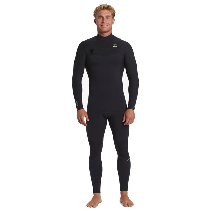 Billabong Combinaison Intégrale Revolution Natural 4/3 Chest Zip Black Présentation