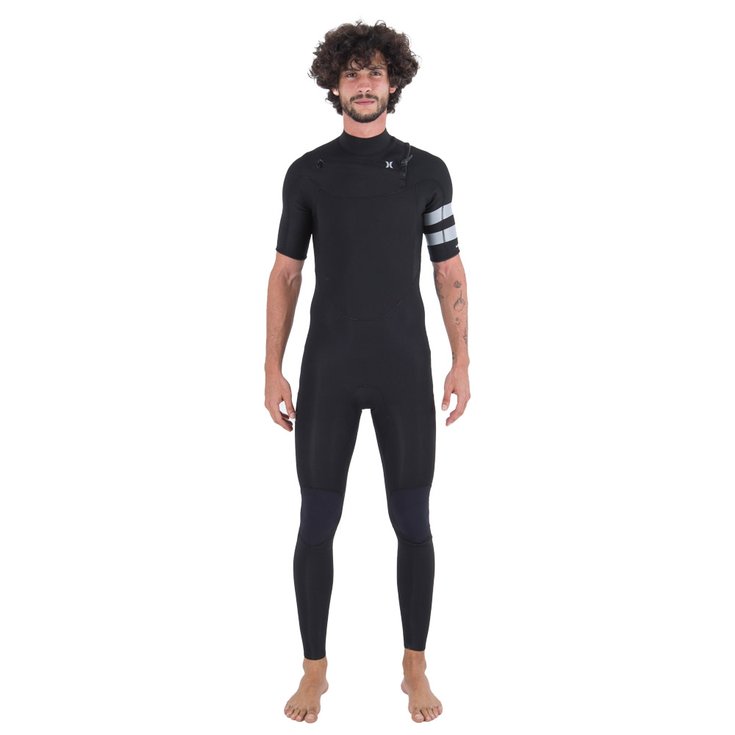Hurley Combinaison Intégrale Manches Courtes Advantage 2mm SS Front Zip Black Présentation