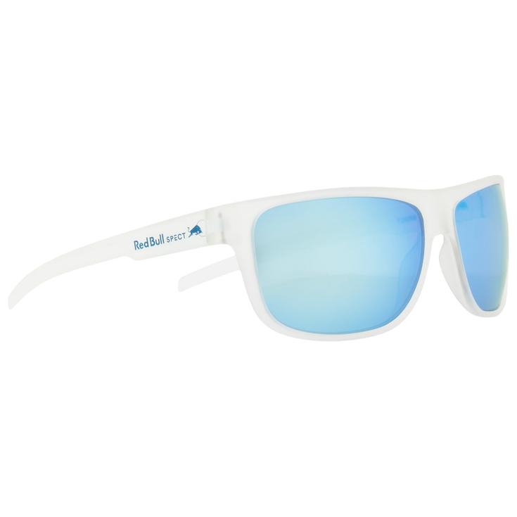 Red Bull Spect Lunettes de soleil Loom Matte White Smoke Ice Blue Mirror Polarized Présentation