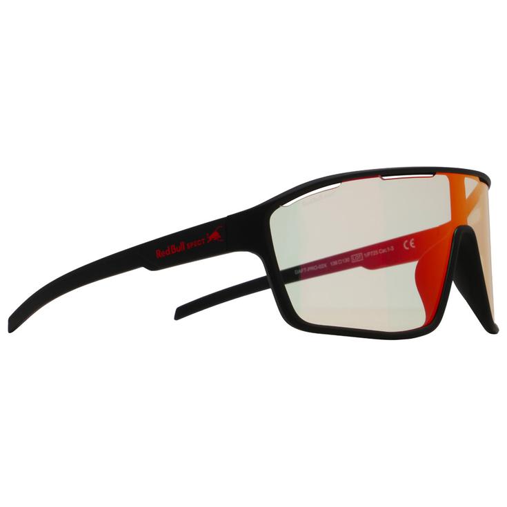 Red Bull Spect Lunettes de soleil Daft Pro Black Photochromic Red Mirror Présentation