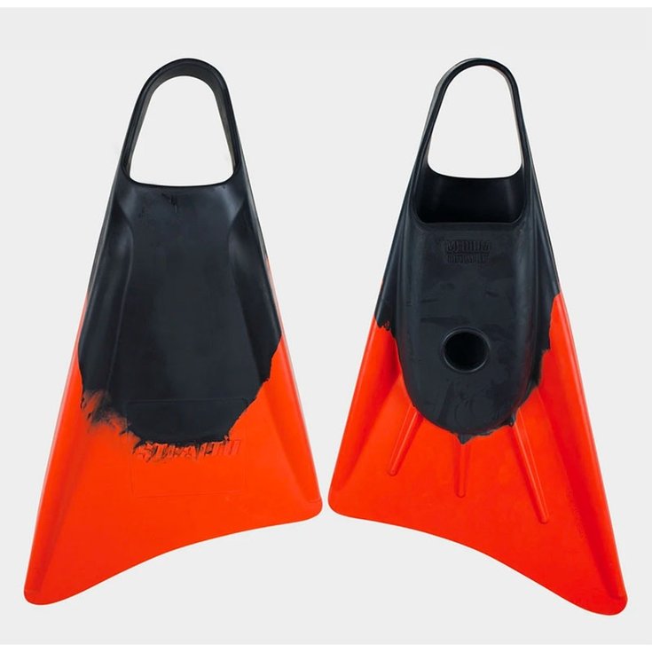 Stealth Palmes Bodyboard S1 - Black Orange Côté