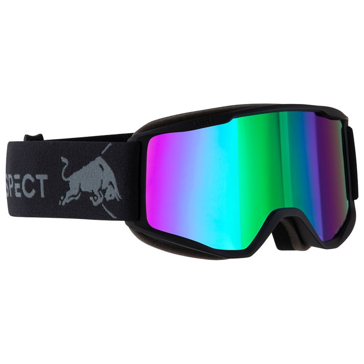 Red Bull Spect Masque de Ski Neon Matt Black Brown Green Mirror Présentation