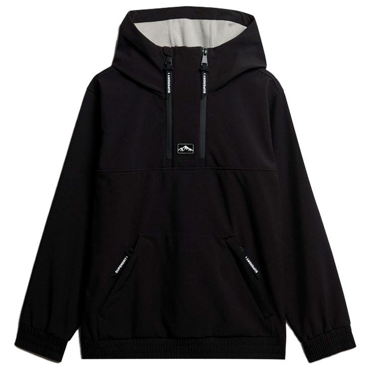 Superdry Blouson Ski Freestyle Softshell Ski Hood W's Black Présentation