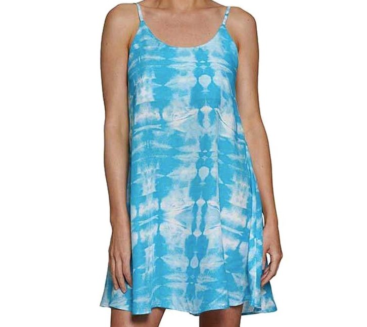 Dakine Textile Robe Dakine Izzy Dress - Maui Blue Tye and Die - Medium - Sans 