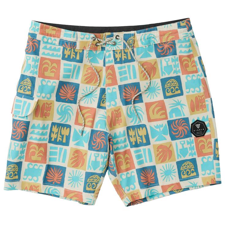 Vissla Boardshort Ecology Center 17.5" Multi Présentation