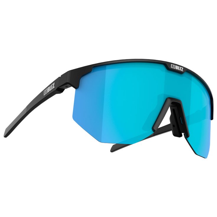 Bliz Lunettes de soleil Hero Matt Black Brown Blue Mirror Présentation
