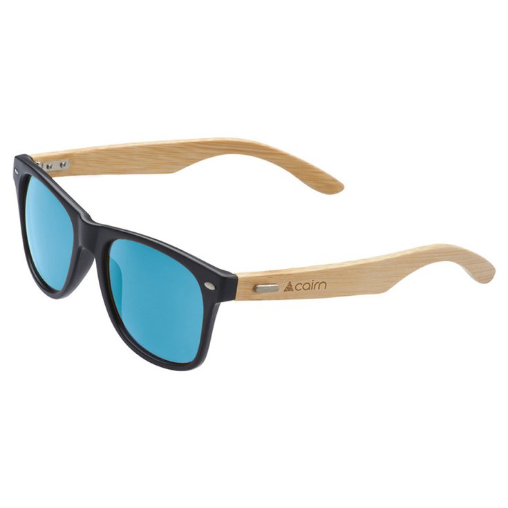 Lunettes de soleil Cairn Hybrid Mat Black Azure Ete 2024 Glisse proshop