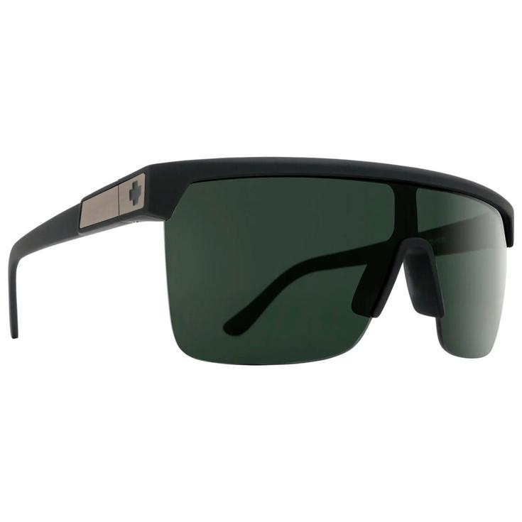 Spy Lunettes de soleil Flynn 50/50 Soft Matte Black Happy Gray Green Présentation