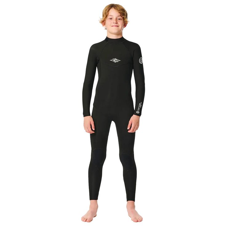 Rip Curl Combinaison Intégrale Dawn Patrol 5/3 Back Zip Black Présentation