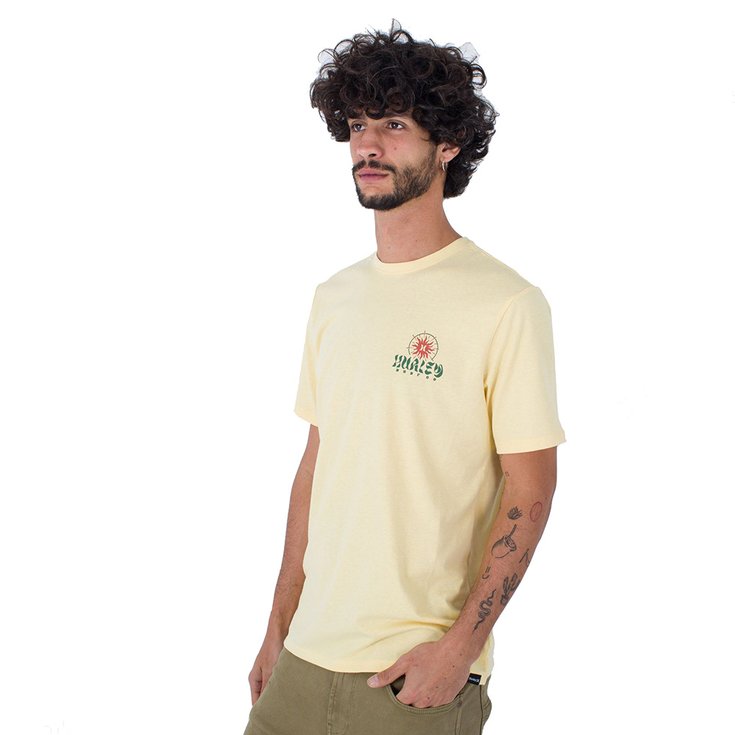 Patriottisch Winst Zonnebrand Tee-shirt Hurley Everyday Explore Cosmic Groove Eggshell - Eté 2023 |  Glisse-proshop