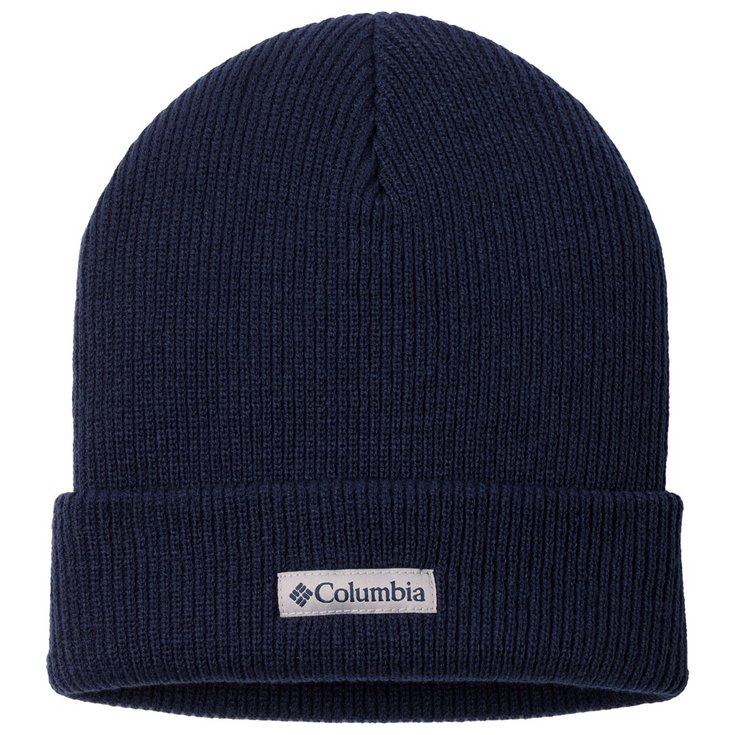 Columbia Bonnet Whirlibird Cuffed Beanie Collegiate Navy Logo Présentation