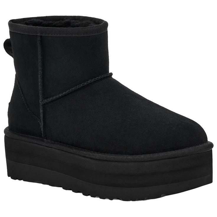UGG Chaussures W Classic Mini Platform Black Présentation