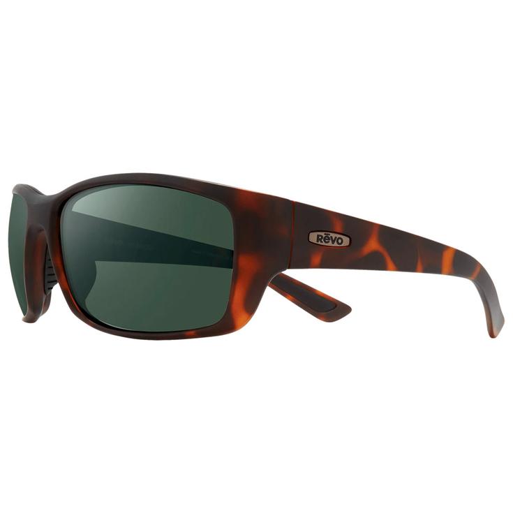 Revo Lunettes de soleil Dexter Matte Tortoise Crystal Smoke Green Polarized Présentation