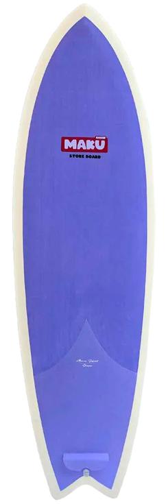 Maku Planche Surf Retro Fish Twin Profil