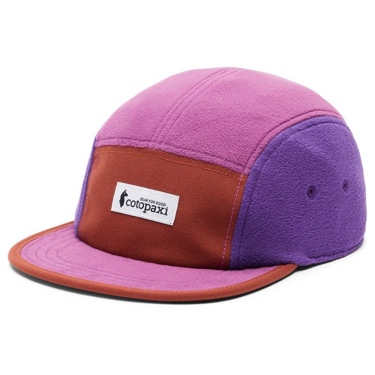 Cotopaxi Casquettes Fleece 5-Panel Hat Rusty Mauve Présentation