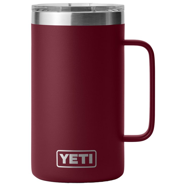 Yeti Mug Rambler 24 Oz Travel Mug Vine Red Présentation