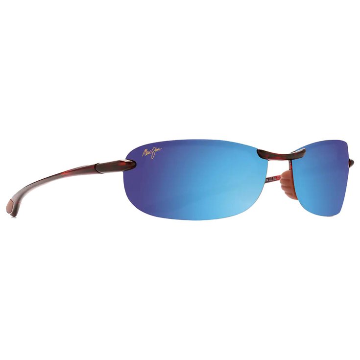 Maui Jim Lunettes de soleil Makaha Ecaille Blue Hawaii Présentation
