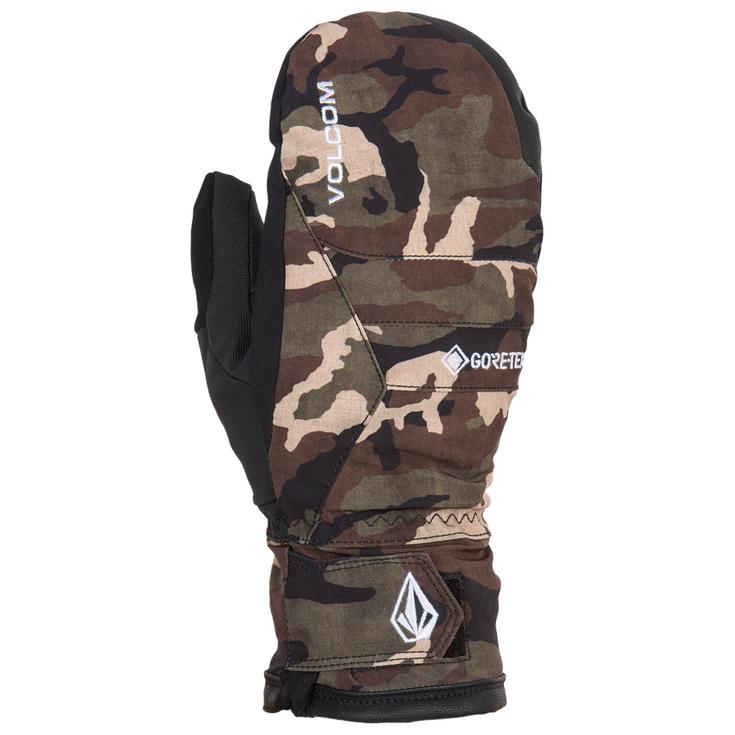 Volcom Moufles Stay Dry Gore-Tex Mitt Camoflauge Présentation
