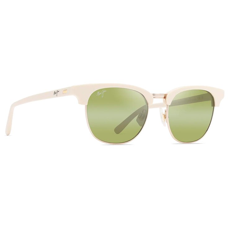 Maui Jim Lunettes de soleil Holomua Shiny Solid Ivory Maui Ht Mineral Superthin Présentation