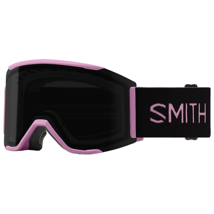 Smith Masque de Ski Squad Mag Proper Pink Chromapop Sun Black + Chromapop Storm Blue Sensor Mirror Présentation