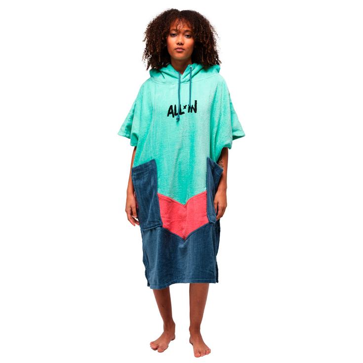 All-In Poncho Surf V-Poncho Women Beach Crew Kai Mama Présentation