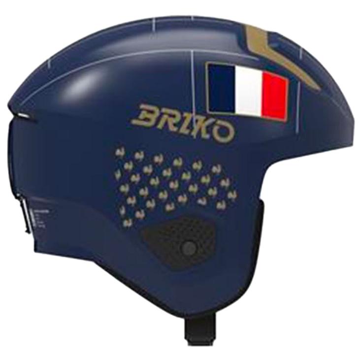 Briko Casque Vulcano 2.0 Mips France Shiny Tangaroa Blue Gold White Présentation