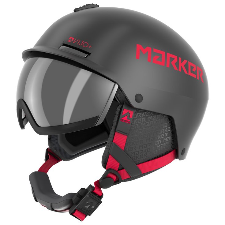 Marker Casque visière Vijo+ Black Red Présentation