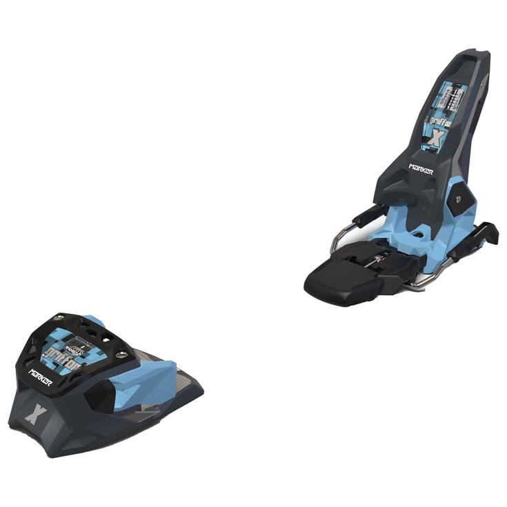 Marker Fix Ski Griffon X 13 105mm Graphite Light Blue Présentation