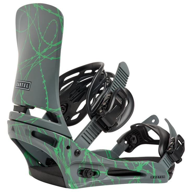 Burton Fix Snowboard Cartel Gray Green Voltage Présentation