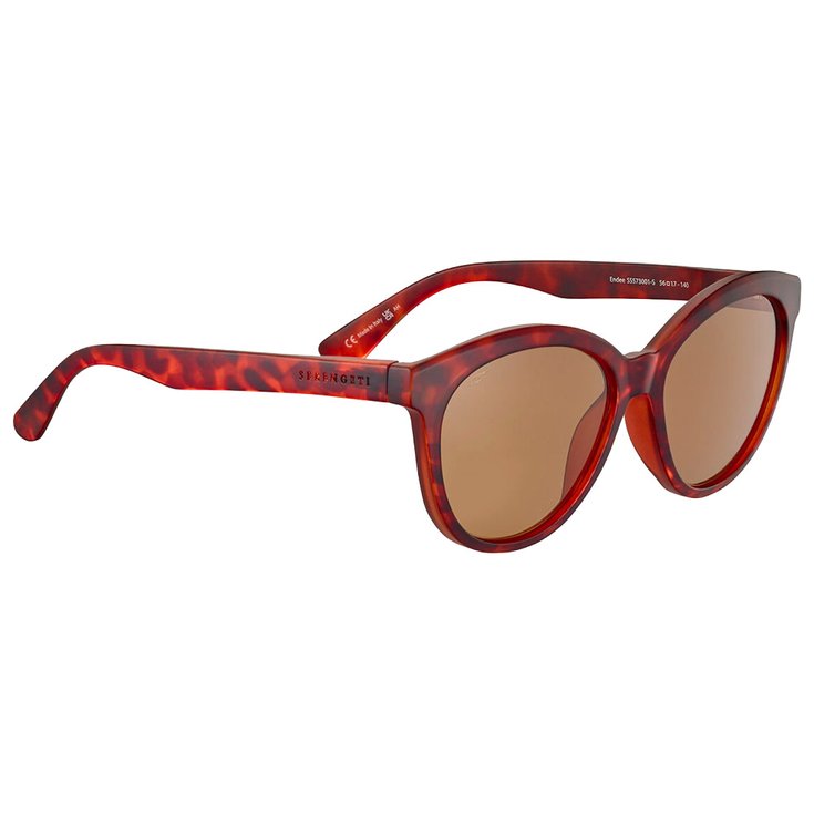 Serengeti Lunettes de soleil Endee Matte Classic Tortoise Saturn Polarized Drivers Présentation