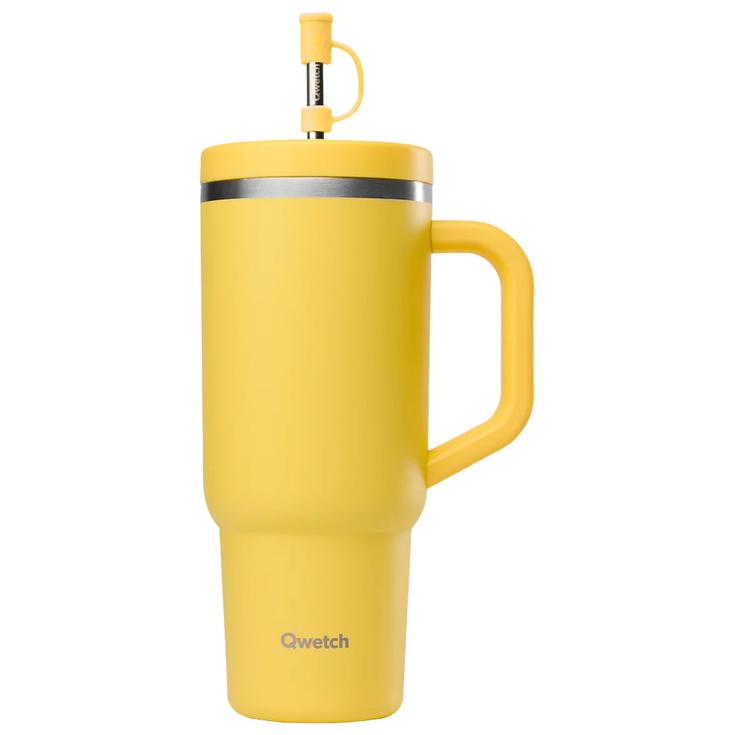Qwetch Mug Travel Cup 900 ml Pastel Citron Présentation