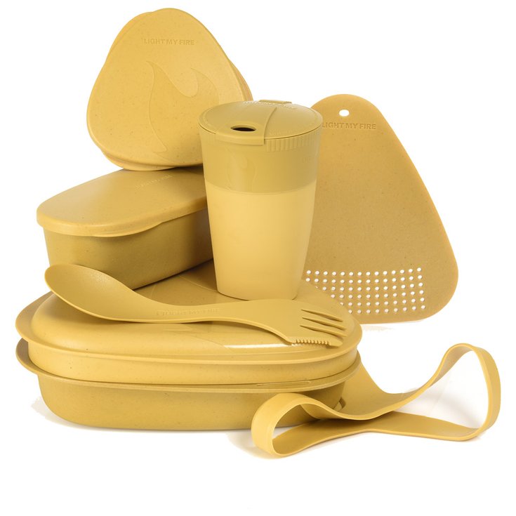Light My Fire Kit Repas Complet Mealkit Bio Musty Yellow Présentation