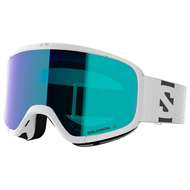 Salomon Masque de Ski Aksium 2.0 White Multilayer Mid Blue Présentation