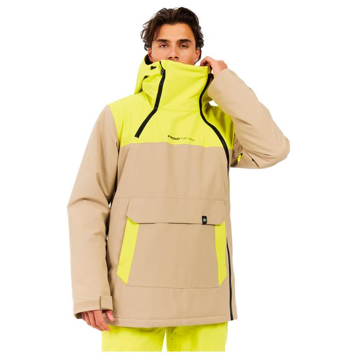 Protest Blouson Ski PrtLado Snow Jacket Lime Splash Présentation