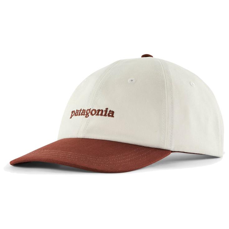 Patagonia Casquettes Fitz Roy Icon Trad Cap Text Logo Dried Vanilla Présentation