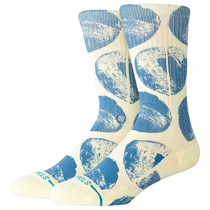 Stance Chaussettes Crew Sock Pop Dot Crew Butter Présentation