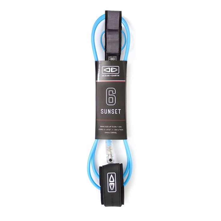 Ocean And Earth Leash Surf Ocean and Earth Diamond Flex Sunset - Blue 