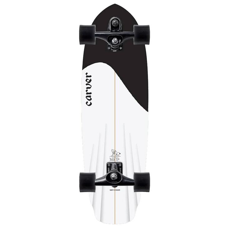 Carver Skateboards Surfskate Black Tip V2 C7 Présentation