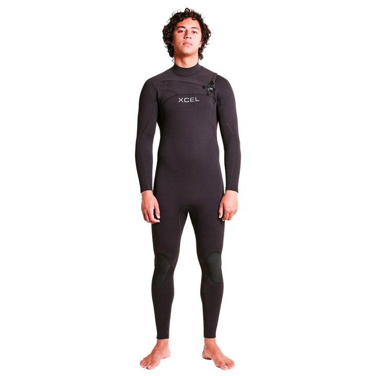 Xcel Combinaison Intégrale Comp + 4/3 Black Black Présentation
