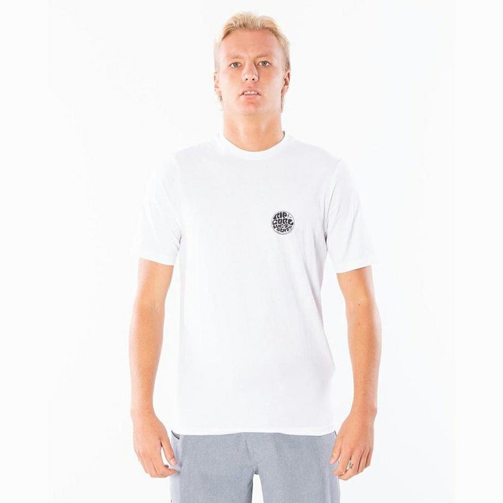 Rip Curl Tee-shirt UV Wettie Logo S/SL - White Dos